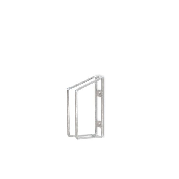 Cykelstativ med 1 bøjle til væg, lige