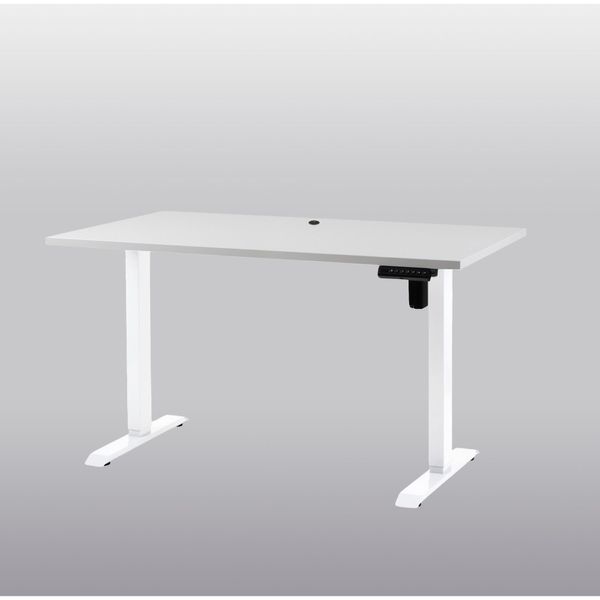 Hæve sænkebord hvid 70x140