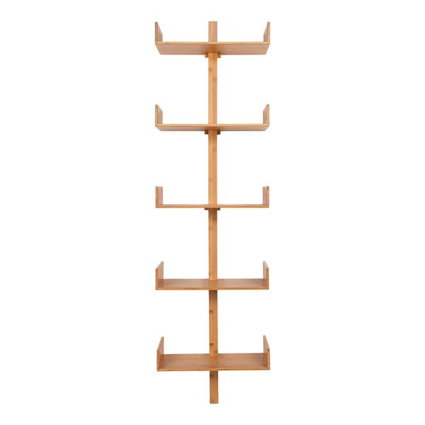 Væghylde Amalfi 5 hylder, bambus