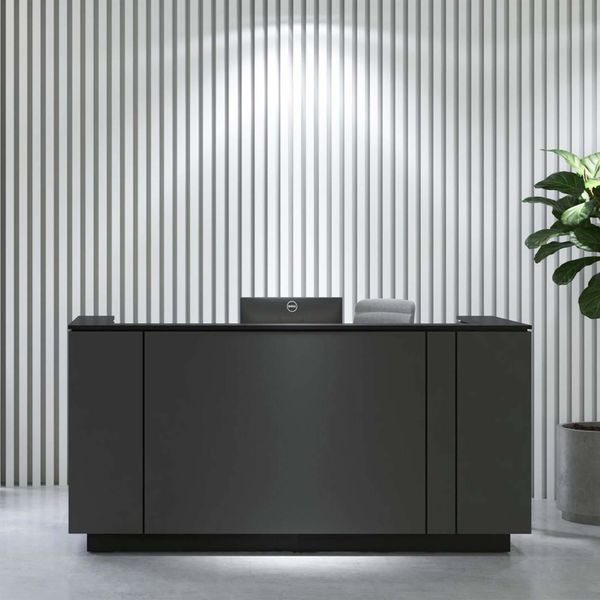 Receptionsdisk Form L221, antracit