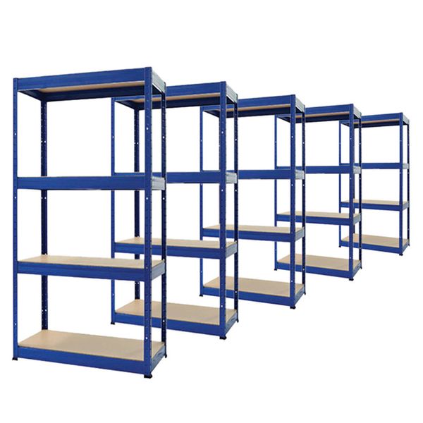 Lagerreol Future 25 45x90x180h blå, Sættilbud 5 stk