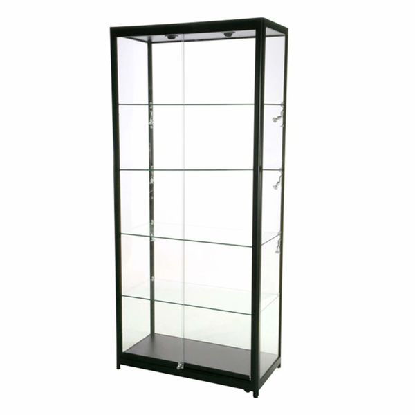 Glasvitrine Allum m/låsbare skydelåger