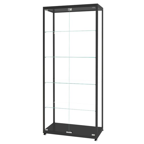 Glasvitrine Diamond 8L, m. lys