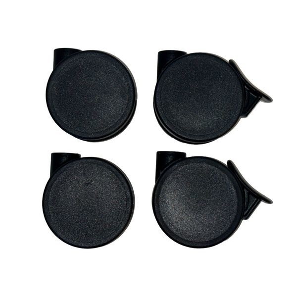 Hjulsæt Ø55 til hæve sænkebord, 4 stk.