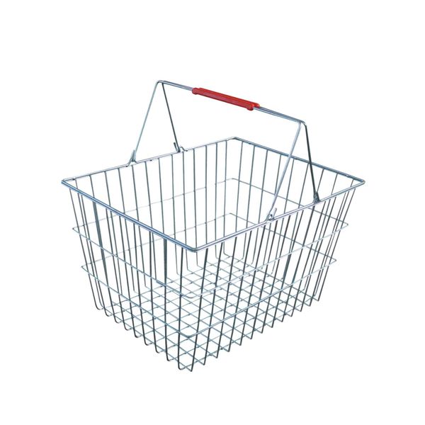 Indkøbskurv i tråd 20 L, elforzinket