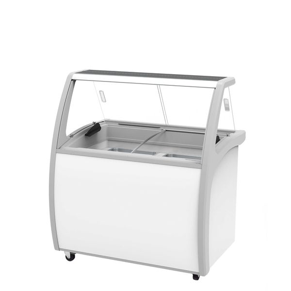 Isdisk Scandomestic SIC6WB, hvid