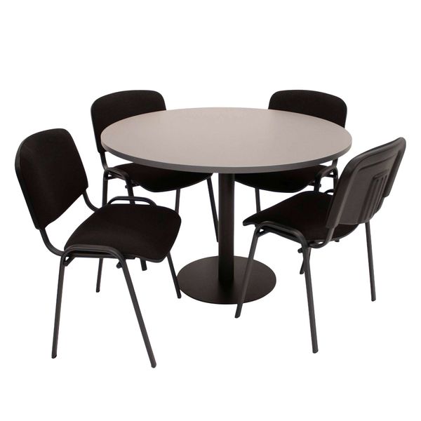 Kantine-/mødesæt Van Doren m. 4 stole