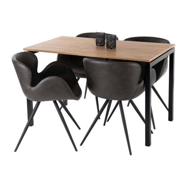 Møbelsæt Monik bord, med 4 Gaia stole
