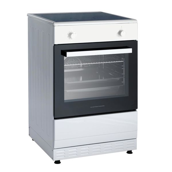 Induktionskomfur Komfur Scandomestic FCI900W, hvid