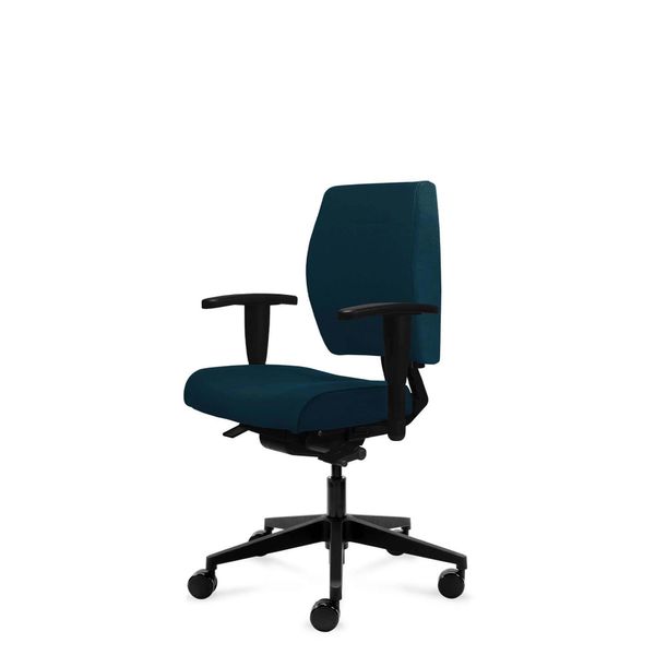 Kontorstol Magna lav ryg, sort