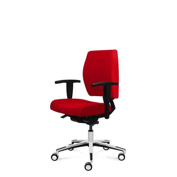 Kontorstol Magna lav ryg, blank