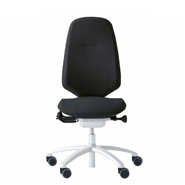 Kontorstol RH Mereo 300, gråt stel, sort