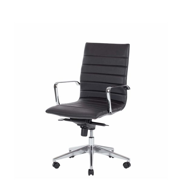Kontorstol Prestige mellem ryg, sort