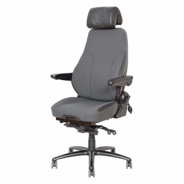 24 timers kontorstol Be-Ge 300, grå