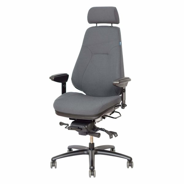 24 timers kontorstol Be-Ge 852, grå