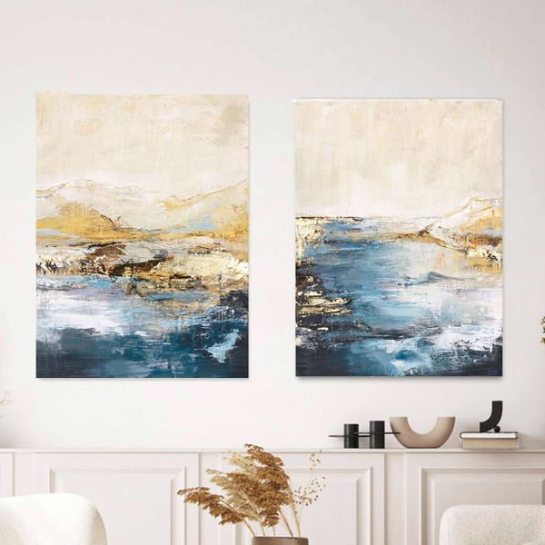 Malerier Astonish, sæt af 2 stk. 60x80 cm