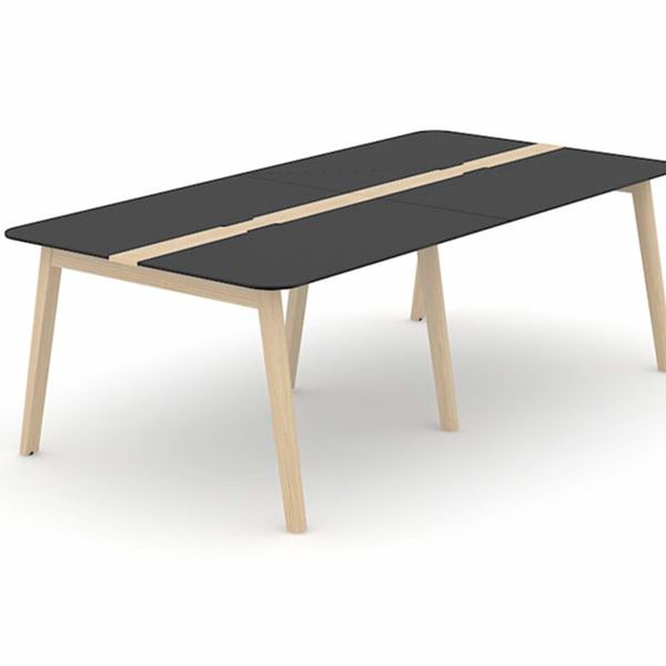 Mødebord Organic m. kabelbakke 120x240