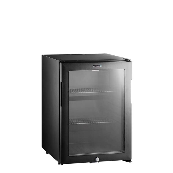 Minibar Tefcold TM44G-1 35-liter, sort med glasdør