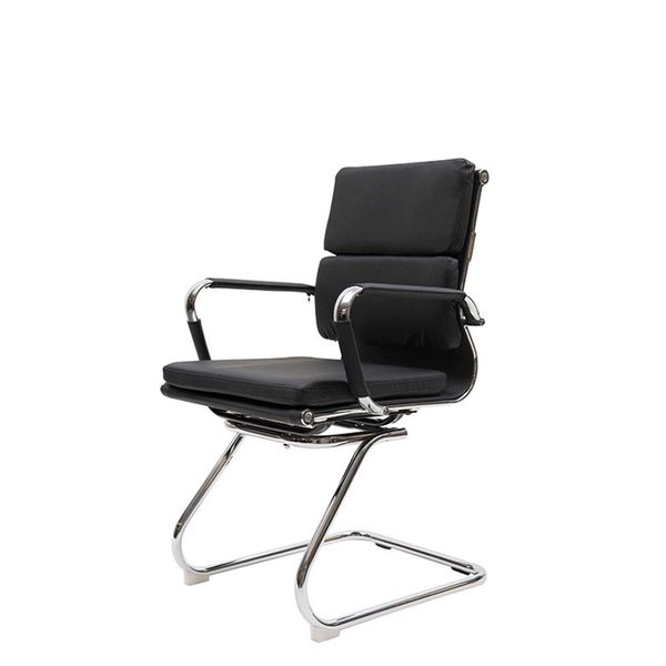 Stol sort kunstlæder CC 10 90A