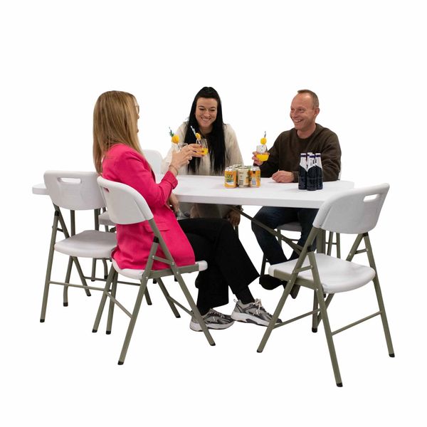 Klapbord + 6 klapstole American