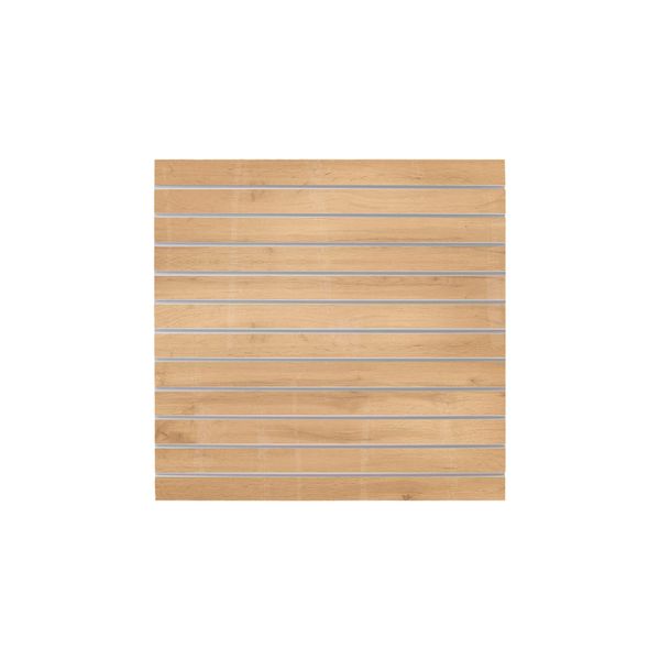 Rillepanel 120x120 cm Basic+, rustik eg