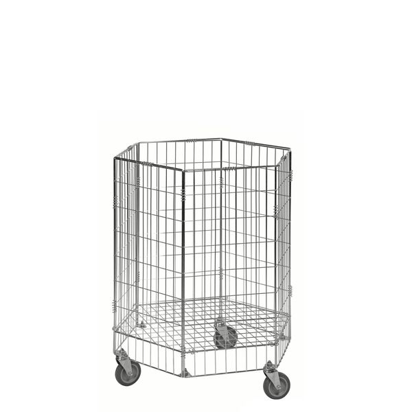 Salgsvogn i net, elforzinket inkl. Hjul