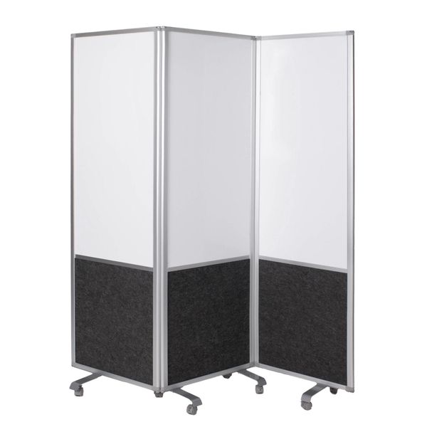 Foldeskærm PZ Flex 180x180 cm m. whiteboard