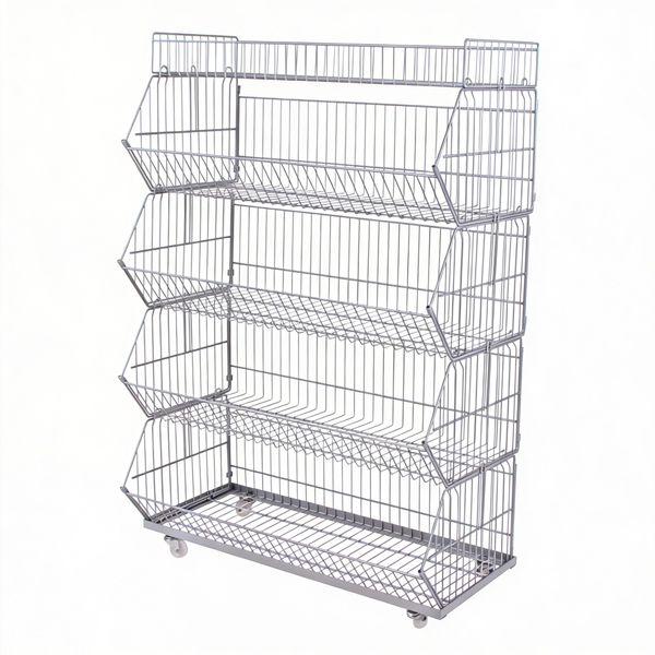 Stabelsælger StackLine 90 cm, zink