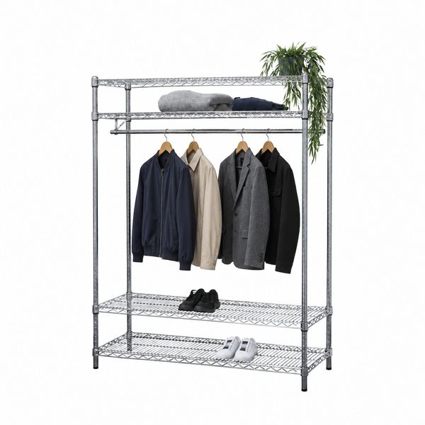 Trådreol Wirefix 46x122x160 h cm